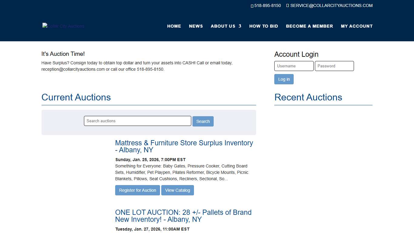 Collar City Auctions |